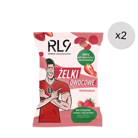 ŻELKI OWOCOWE TRUSKAWKOWE 35G RL9