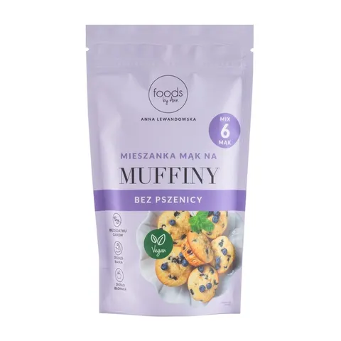 MIX NA MUFFINY BEZ PSZENICY 250G Foods by Ann