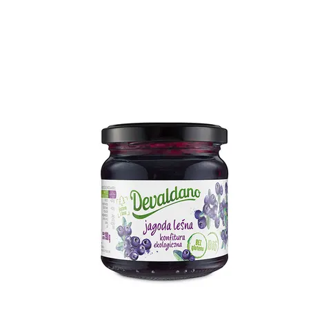 KONFITURA JAGODOWA 190G DEVALDANO