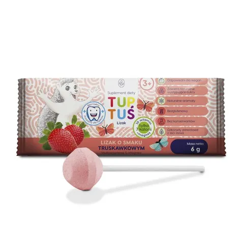 LIZAK O SMAKU TRUSKAWKOWYM 6G TUPTUŚ