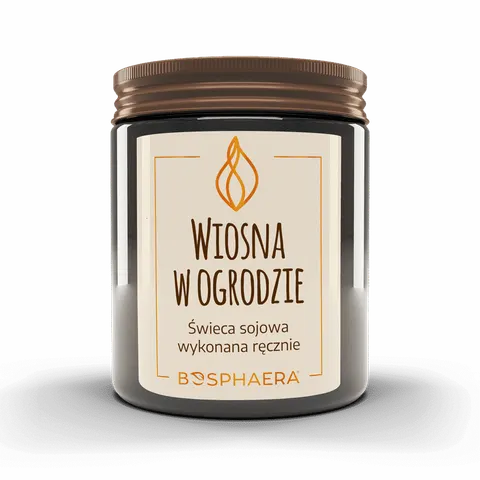 ŚWIECA SOJOWA WIOSNA W OGRODZIE 190G BOSPHAERA