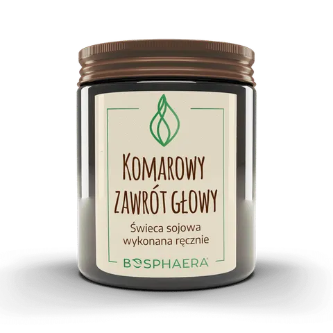 ŚWIECA SOJOWA KOMAROWY ZAWRÓT GŁOWY 190G BOSPHAERA