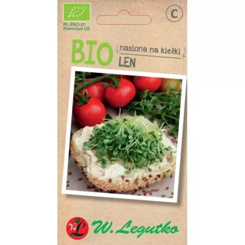 NASIONA KIEŁKI LEN BIO 5G - LEGUTKO