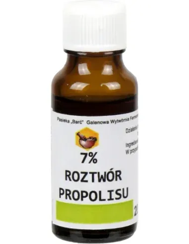 PROPOLIS ROZTWÓR 7% 20G PASIEKA BARĆ