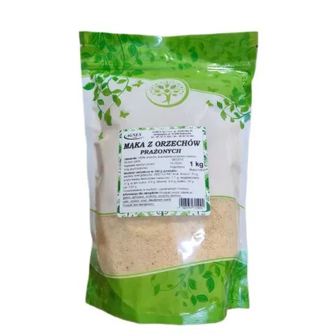 MĄKA Z ORZECHÓW PRAŻONYCH (ZIEMNE) 1KG AGNEX