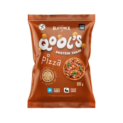 CHRUPKI PROTEINOWE QOOL'S PIZZA BEZGLUTENOWE 120 g