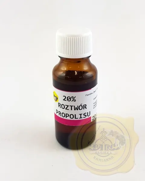 PROPOLIS ROZTWÓR 20% 20G PASIEKA BARĆ