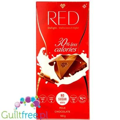 CZEKO. MLECZ. 30% MNIEJ KALORII RED DELIGHT 100G
