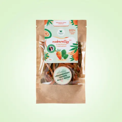 MAKAROLLSY MARCHEWKA I SZPINAK 50G NATURALNIE ZDROWI
