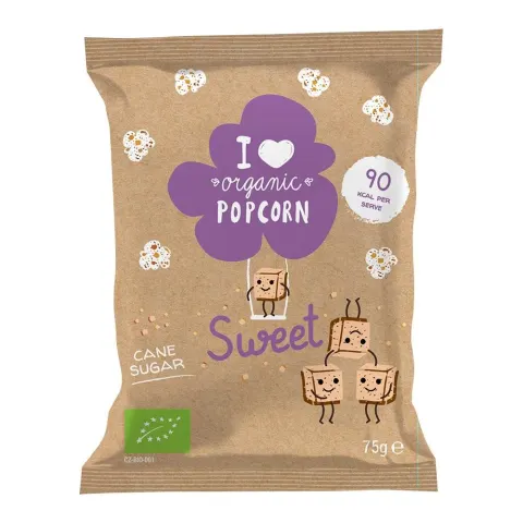 POPCORN SŁODKI BIO 75G