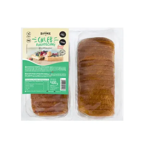 CHLEB KUKURYDZIANY NISKOBIAŁKOWY 400G GLUTENEX