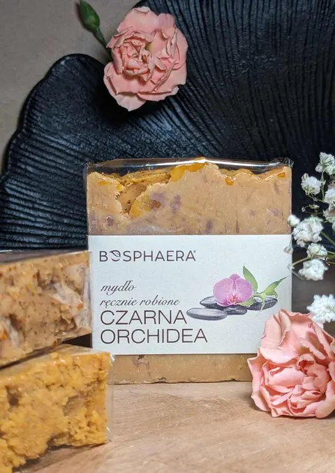 MYDŁO CZARNA ORCHIDEA KOSTKA 100G BOSPHAERA
