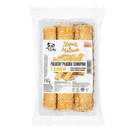 PALUCHY PŁASKIE Z SEZAMEM 170G STEMA