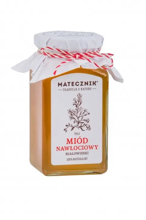 MIÓD NAWŁOCIOWY BIAŁOWIESKI 400G MATECZNIK