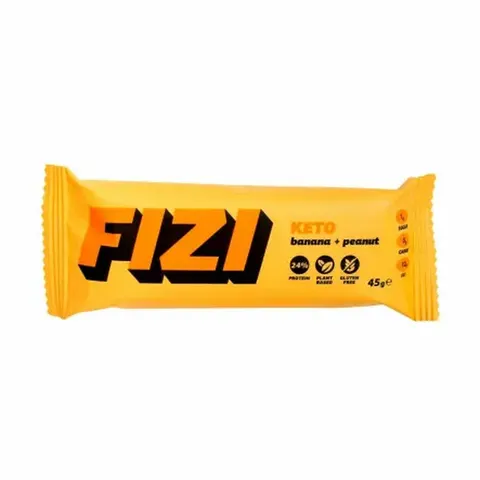 BATON KETO PROTEIN BANAN ORZECH 45G FIZI