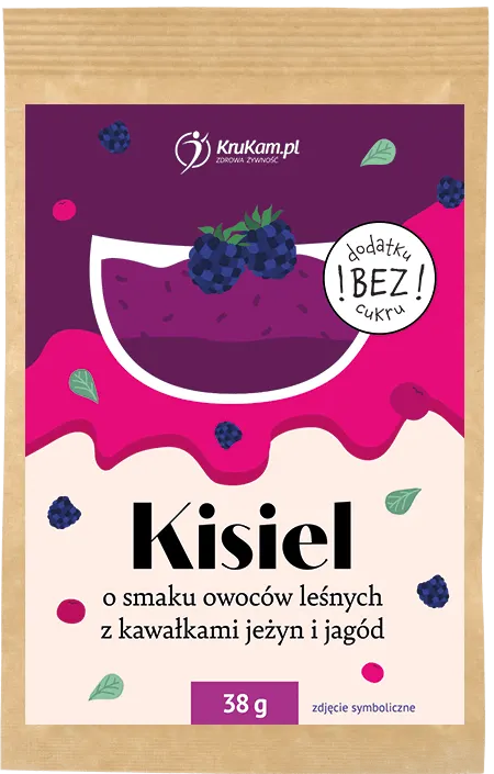 KISIEL OWOCE LEŚNE Z KAWAŁ OWOCÓW 38G B/C