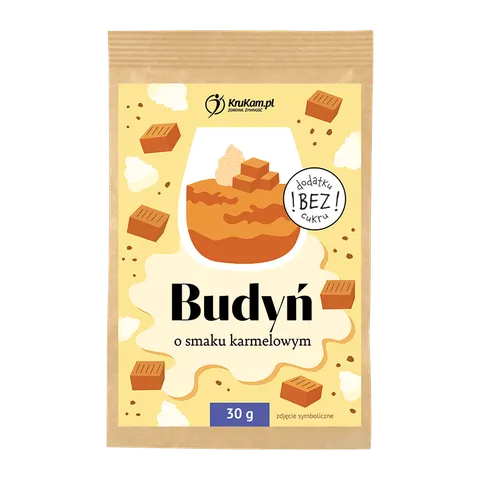 BUDYŃ KARMEL-CIASTECZKO B/C 30G KRUKAM