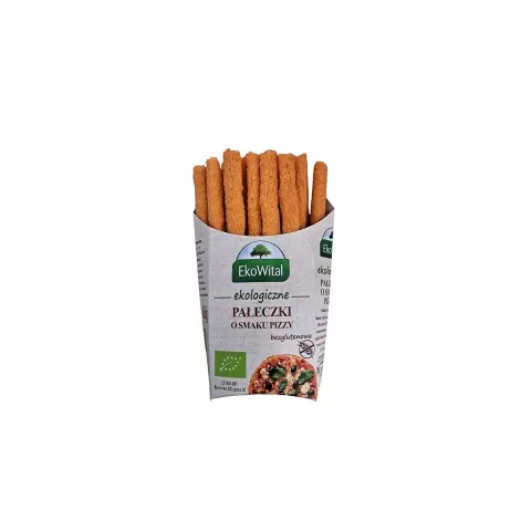 PAŁECZKI O SMAKU PIZZY BEZGLUTENOWE 60G EKOWITAL