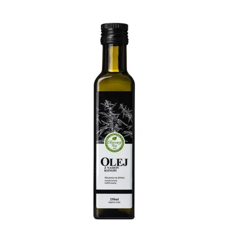 OLEJ Z NASION KONOPI EKOLOGICZNY 250ML OLEJOWY RAJ