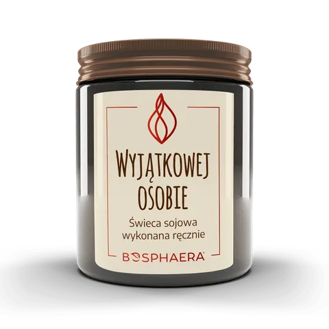 ŚWIECA SOJOWA WYJĄTKOWEJ OSOBIE 190G BOSPHAERA