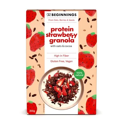 GRANOLA TRUSKAWKOWA 200G THE BEGINNINGS