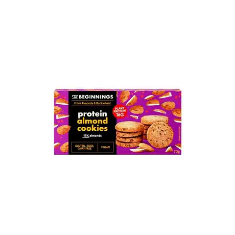 CIASTKA PROTEINOWE MIGDAŁOWE 70G THE BEGINNINGS