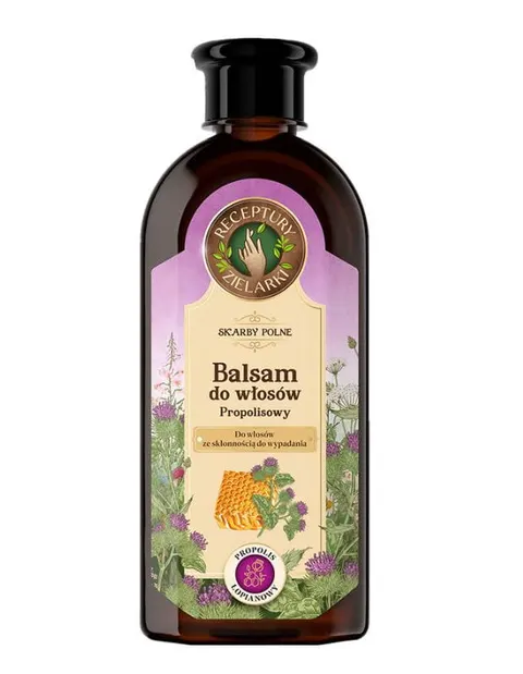 BALSAM DO WŁOSÓW PROPOLIS Z ŁOPIANEM 350ML REC.ZIELARKI