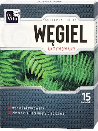 WĘGIEL AKTYWOWANY DR. VITA 15 SZT.