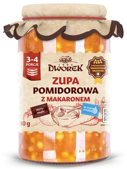 ZUPA POMIDOROWA Z MAKARONEM DWOREK 680G