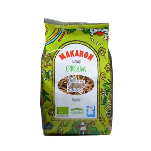 MAKARON ORKISZOWY RAZOWY NITKA 400G BIOBABALSCY