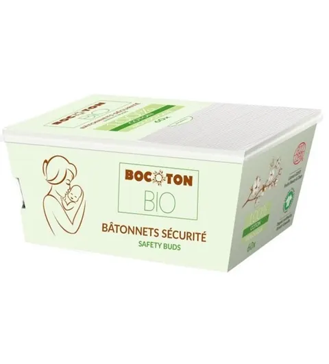 PATYCZKI HIGIENICZNE DLA DZIECI I NIEMOWLĄT 60 SZT Bocoton