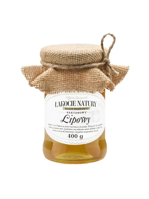 MIÓD LIPOWY 400 g - ŁAKOCIE NATURY