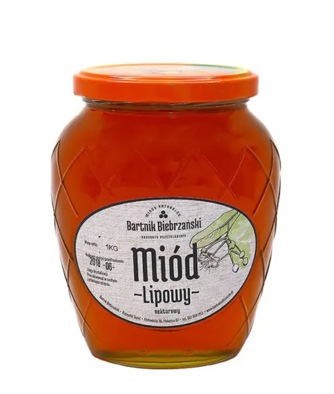 MIÓD LIPOWY 1000G BARTNIK BIEBRZAŃSKI