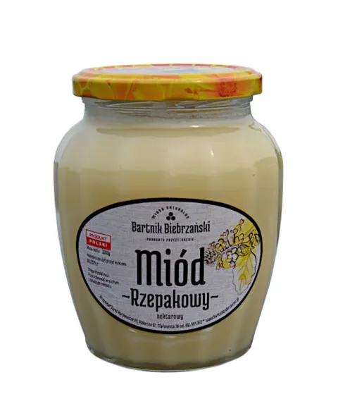 MIÓD RZEPAKOWY 1000G BARTNIK BIEBRZAŃSKI