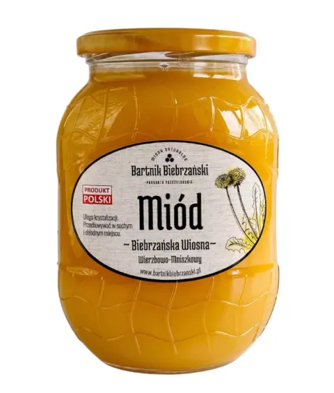 MIÓD BIEBRZAŃSKA WIOSNA MNISZKOWY 1200G BARTNIK