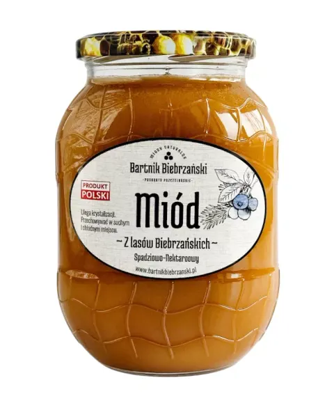 MIÓD Z TERENÓW LEŚNYCH 1200G BARTNIK