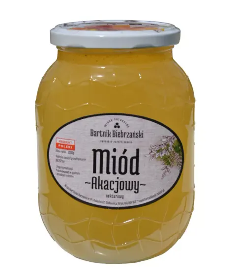 MIÓD AKACJOWY 1200G BARTNIK