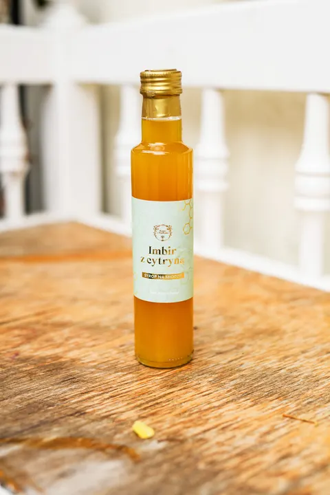 SYROP IMBIR Z CYTRYNĄ 230ML KASIA Z PODLASIA