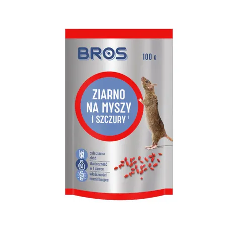 BROS Ziarno na myszy i szczury, 100 g