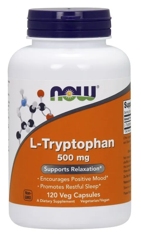 NOW FOODS L-Tryptofan 500 mg (120 kaps.)