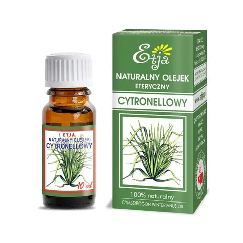 Olejek cytronellowy eteryczny 10 ml ETJA
