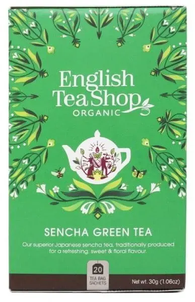 Herbata zielona Sencha 20x1,5g BIO 30 g English Tea Shop