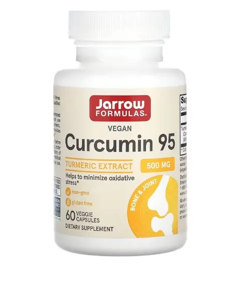 Curcumin 95 Complex Kurkuma 500 mg 60 kapsułek Jarrow Formulas