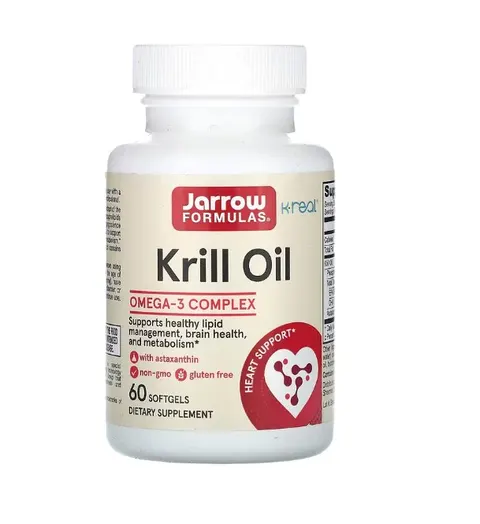 Olej z kryla Krill Oil 600 mg 60 kapsułek Jarrow Formulas