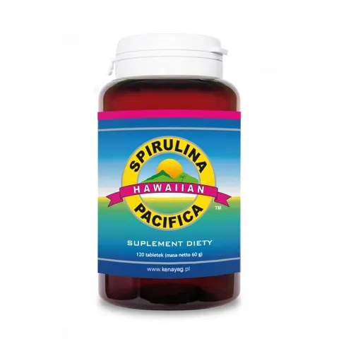 Hawajska Spirulina Pacifica 120 tabletek Cyanotech Co