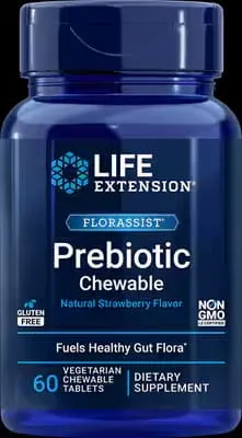 Florassist Prebiotic Chewable 60 tabletek Life Extension