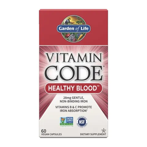 Vitamin Code RAW Healthy Blood 60 kapsułek Garden of Life