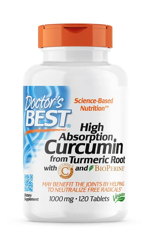 DOCTOR'S BEST Curcumin C3 Complex with Bioperine (120 tabl.)