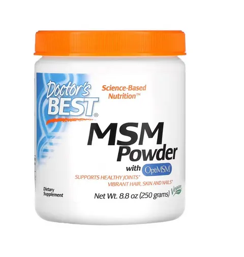 Siarka MSM OptiMSM Metylosulfonylometan 250 g Doctor's Best
