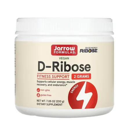 DRibose Ryboza w proszku 200 g JARROW FORMULAS